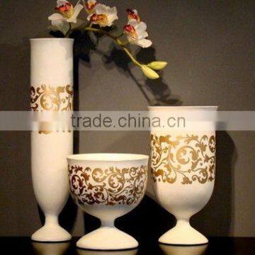 BBEE10001 polyresin zhongshan vase home decor