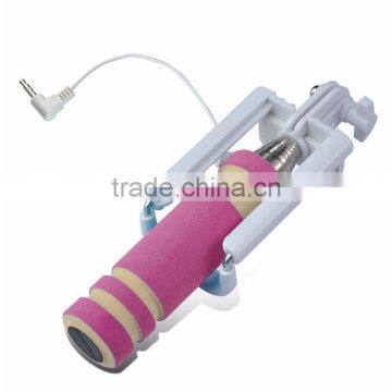 Close to 14cm Mini Wired All In One Selfie Stick For IPhone 6 Plus 5 5s 4s IOS for Samsung Android photo-4