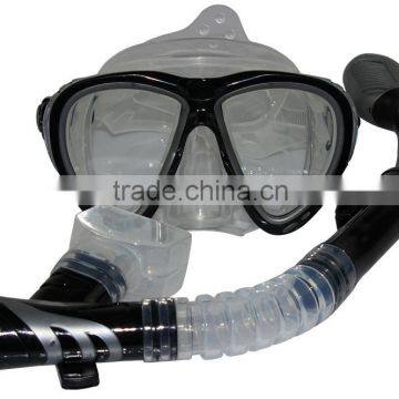 Wholesale female Swimming Pool Anti Fog Goggles Silicone Scuba Mask Snorkel Glasses Diving Equipment