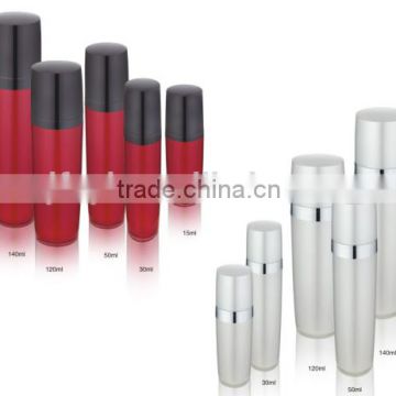 Drum-shaped Plastic Lotion Pump Cream Spray Bottle for Cosmetic 15ml 30ml 50ml 120ml 140ml