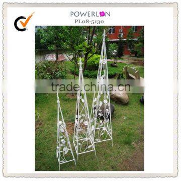 wrought iron obelisk trellis manufacturer