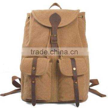 wholesale alibaba canvas backpack waxed