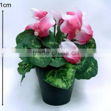 Table Wedding Decoration Artificial Potted Flowers Cyclamen Flowers photo-2