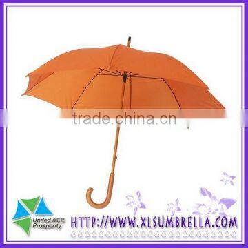 23''Vintage promotion wooden decorative women party umbrella