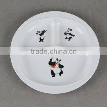 Melamine high quality printing kids dinner plate