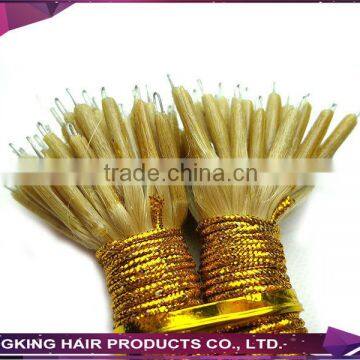 no shedding free sample hair bundle pre-bonded hair extension type nano hair