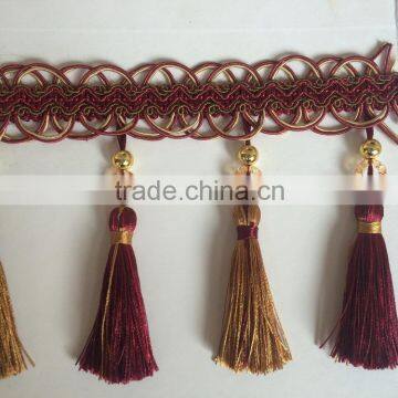 [YZLACE] Tassels Lace curtain Wholesale