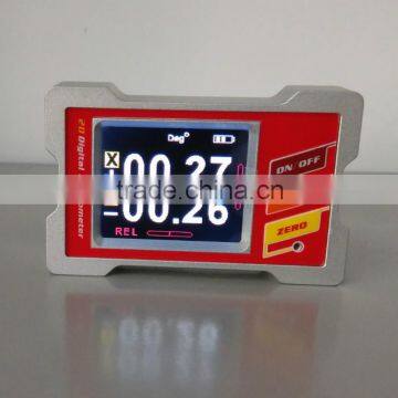 DMI420 High Precision 2 Axis Tilt Angle Sensor With Screen Display Used For All Kinds Industrial Site Angle Control & Measuring