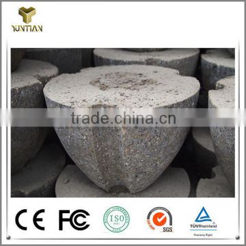 Improve liquid steel purity converter slag blocking plug