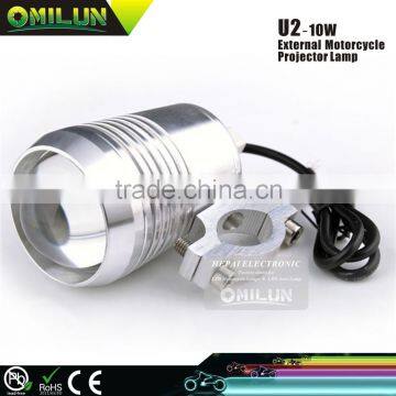 10W LED U2 motorcycle lamp with strobe function