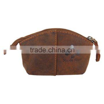 Small Leather Coin Pouch Men Women