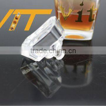 High quality glass cap aluminum cap threaded aluminum foil cap