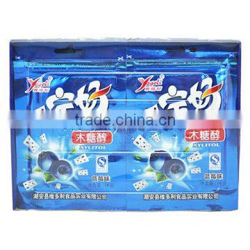 Custom chinese candy xylitol free chewing gum VE-C038