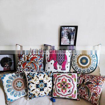 New Fashion High Quality Embroidery Cotton Pillow, Living Room Sofa Decoration Cushion Cover