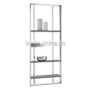 BSL 'Club' Stainless Steel Bookshelf