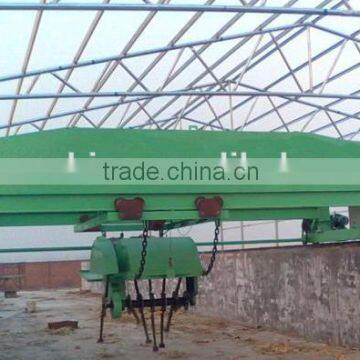 Hot sale organic fermentation material continuous groove type turning machine for fertilizer