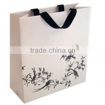 Handle low cost white kraft paper bag