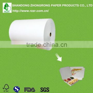 greaseproof PE coated lunch box paper