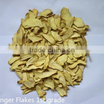 Air Dried Ginger flakes producer