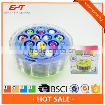 Hot selling kids battery operated fishing toy game with music