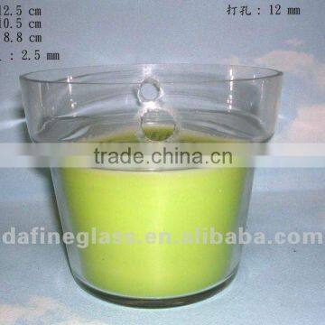 High Quality and Distinctive glass Candle holder cup candle jar wholesale