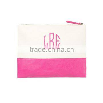 Wholesale Boutique Monogrammable Sullivan Zip Cosmetic Pouch photo-5