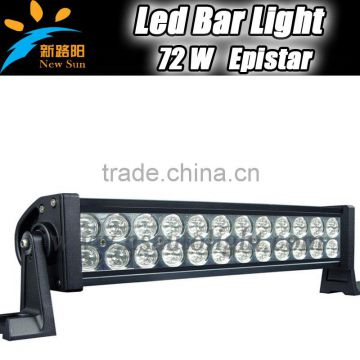 High Power Epsitar Worklight Bar 72w China Led Light Bar Led Work Light Bar 72w For Atv Utv 4x4 for Jeep