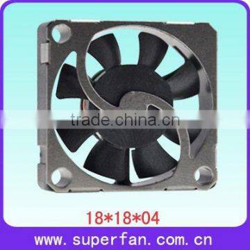 Dual Ball 18*18*04mm Mini Axial Fan