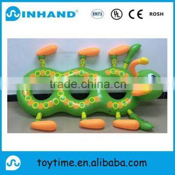 pvc inflatable float lounger for outdoor , animal beach loungers