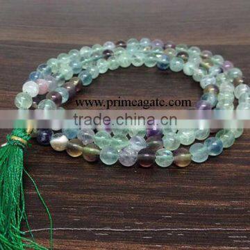 Multiflourite with 108 Prayer Beads perfect for Meditation