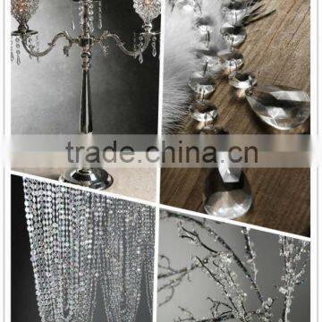 iridescent faceted acrylic beads with factory price in high quality