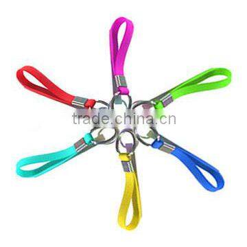 colors silicone key chains for kids