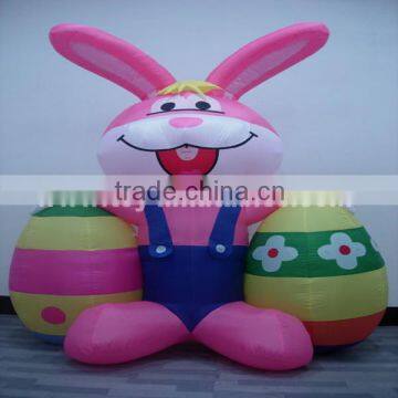 Easter inflatable decoration, inflatable easter bunny