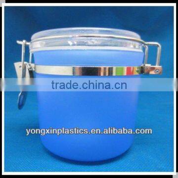 plastic airtight coffee canister for food storage