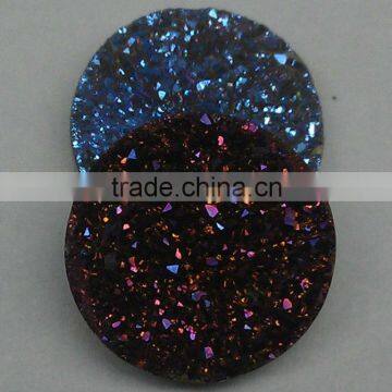 raiwbow agate druzy/drusy cabochons for sale