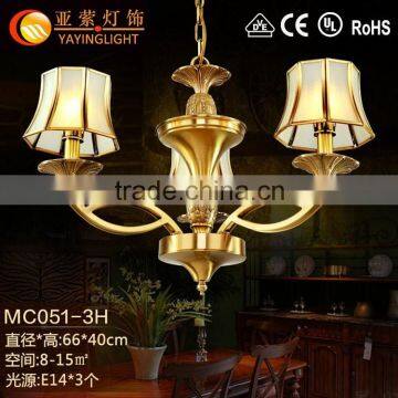high quality copper pendant light chandelier,Modern popular high quality copper led chandelier