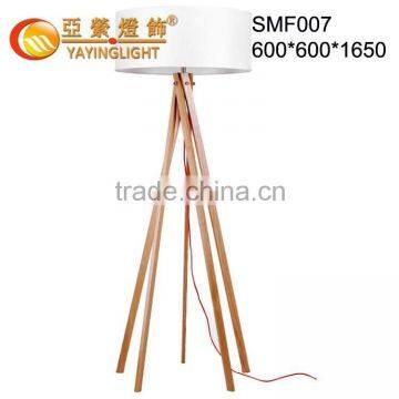 Hotel modern modern wood floor standing lamps,Creative wood floor lamp