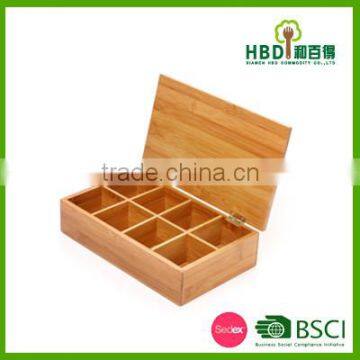 Wood tea box