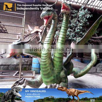 MY Dino-C039 Hand-crafted realistic dragon models on exhibition