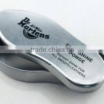 High-end shoe shaped tin box, shoe polish tin container