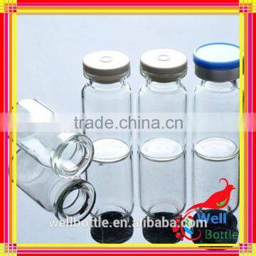 12ml 15ml 20ml clear penicillin glass bottle with Bayonet bottles for cosmetic lotion bottle