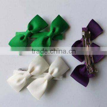 fashion double bow barrettes