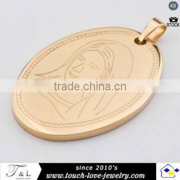 2015 best sell jewelry Virgin Mary gold pendant