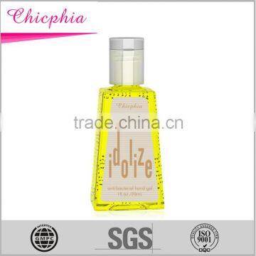 Perfume fragrance anti-bacterial hand gel /hand sanitizer gel sachet /hand gel packing wholesale