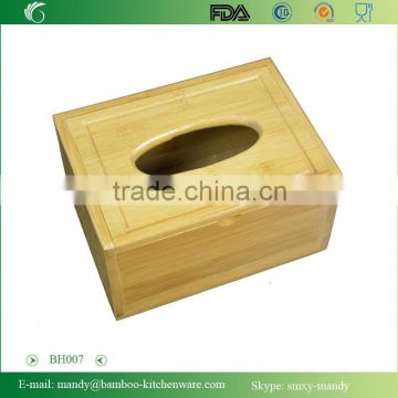 BH007 Bamboo Tissue Box, Napkin Holder Box, Napkin Storage Box Wholesale