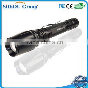 1200 lumen rechargeable 15 watt led flashlight torch