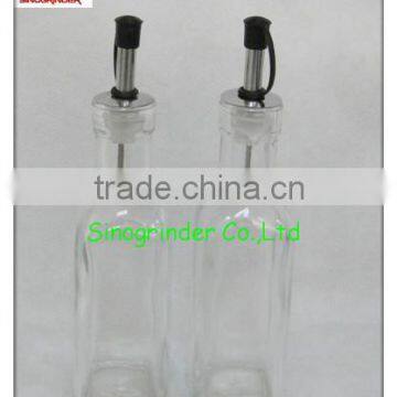 glass vinegar bottle