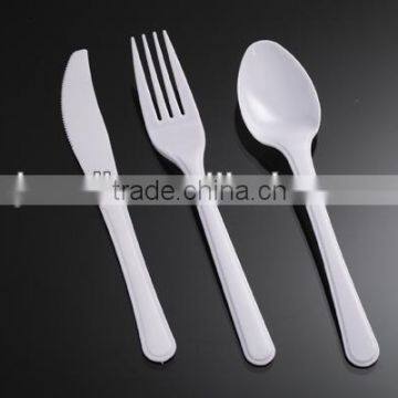 Disposable plastic airline cutlery set PS