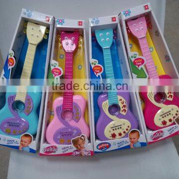 Musical instrument guitar toys,plastic guitar with light and music for kid toy.nice guitar toys for kids.