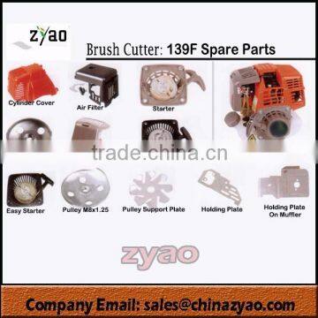 spare parts for brush cutter 139F engine, grass trimmer engine parts